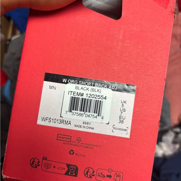 Women’s Hunter Original Short Rain Boots - Size 7 - Picture 3 of 3